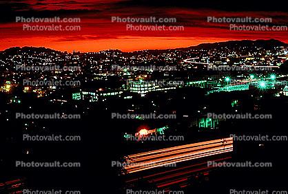 View from Potrero Hill, Twilight, Dusk, Dawn