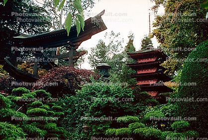 Pagoda, Hakone Japanese Tea Garden