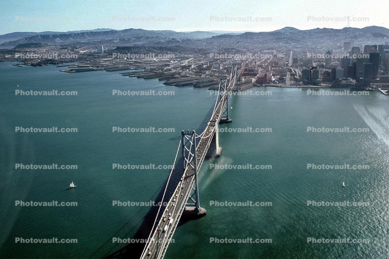 waterfront, piers, San Francisco Oakland Bay Bridge