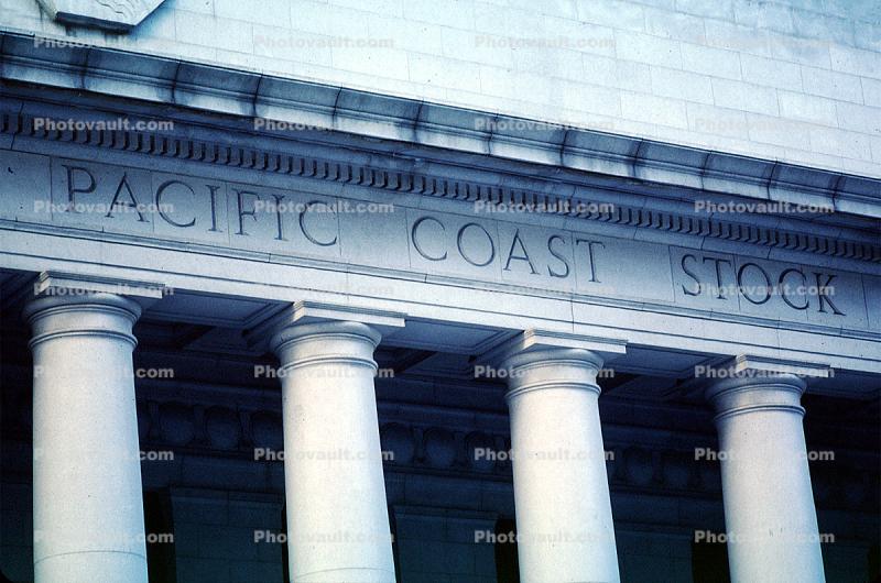 Pacific Coast Stock Exchange, building, detail