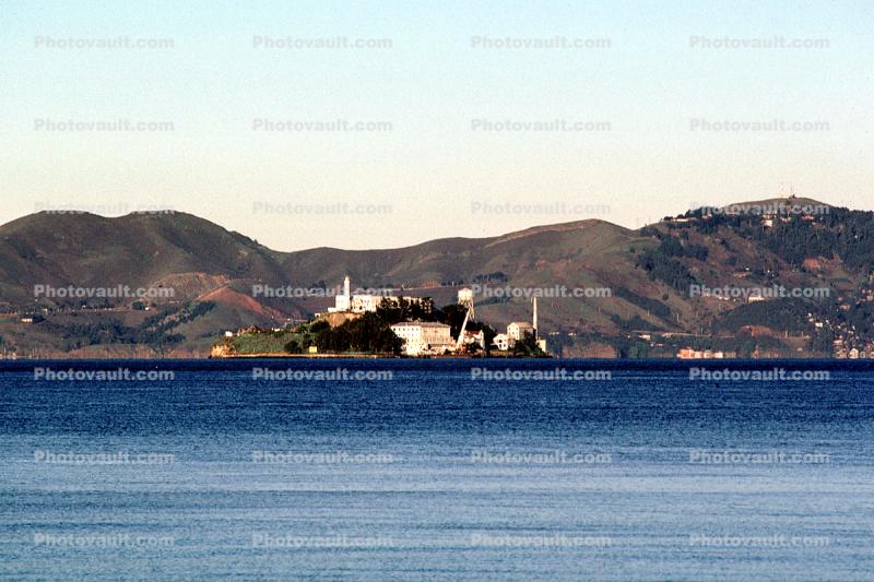 Alcatraz Island, Marin County, hills, Tunnel