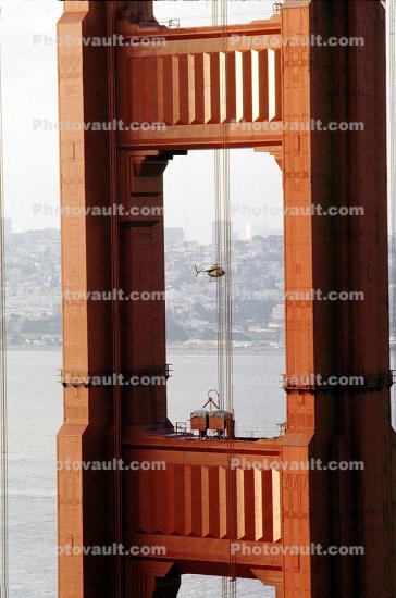 50th anniversary celebration, May 28th, 1987, Golden Gate Bridge, 1980s, detail