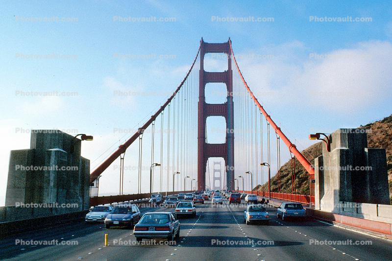 Golden Gate Bridge Cars