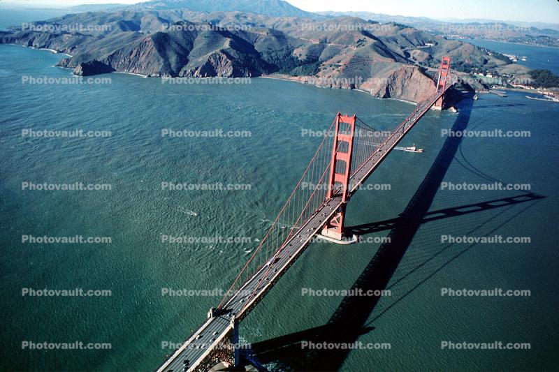 Golden Gate Bridge, Marin County Headlands, December 7 1988, 1980s