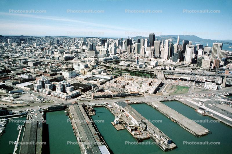 SOMA, South of Market, Dock, Piers, March 3 1989, 1980s