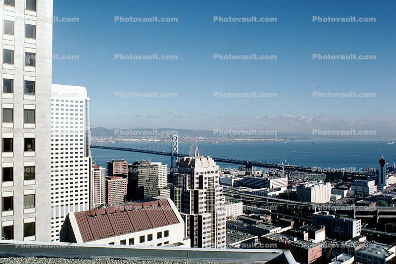 SOMA, South of Market, San Francisco Oakland Bay Bridge, Union 76 clock building, tower