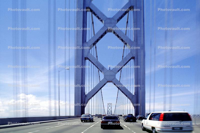 San Francisco Oakland Bay Bridge detail