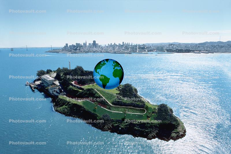Alcatraz Island, (Proposal), globe, park, Geosphere, Earth