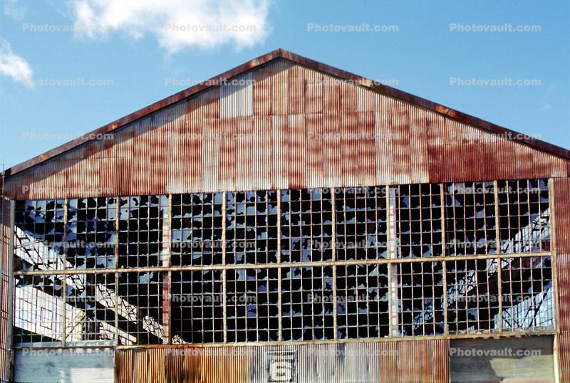 Rusty Walls, Broken windows, Warehouse in Dogpatch