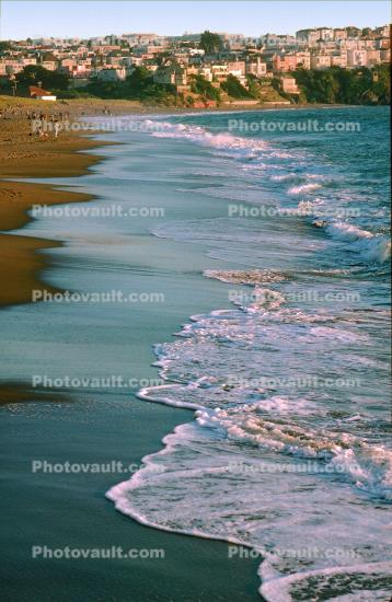 Baker Beach, Sand, Seacliff, waves