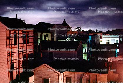 night, Nightime, Exterior, Outdoors, Outside, Nighttime, buildings, homes