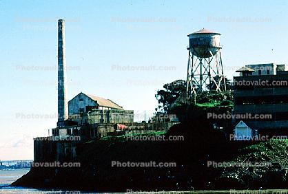 Alcatraz Island, Water Tower, Chimney