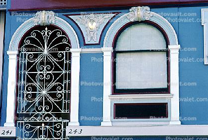 Window, glass, pane, frame, Ironwork, ornate, building, detail