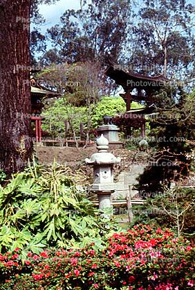 lantern at Japanese Tea Garden, 1965, 1960s