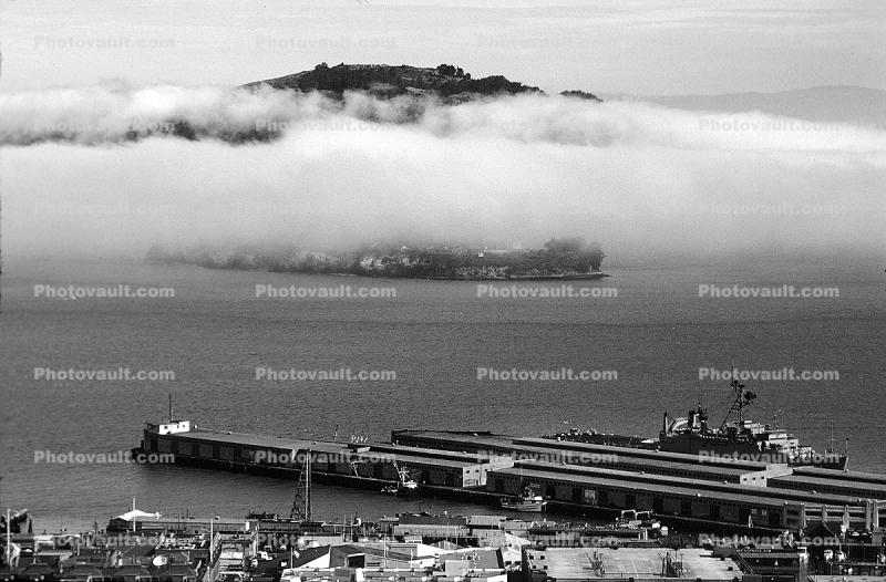 Alcatraz Island in the Fog