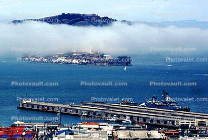 Piers, Angel Island, Alcatraz Island, 1982, 1980s