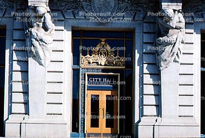 City Hall Door, Doorway, building, detail