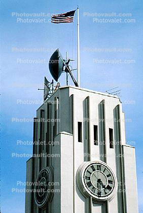 Clock Tower, building, detail of Chronical Building, outdoor clock, outside, exterior