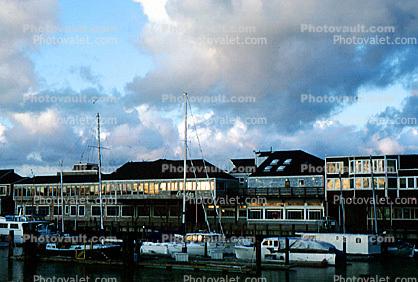 Pier-39, docks, buildings
