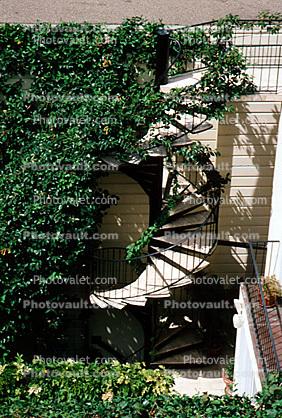 spiral Staircase, stairs, building, detail