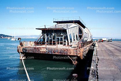 Floating Studio, Barge, TV Series - Nash Bridges, NB222, pier