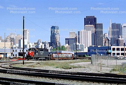 Southern Pacific Locomotive, SOMA, 4th Street Train Station