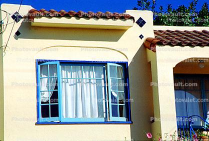 Window, Curtain, Home, House, Houseing, Curtains, Window Panes, Building