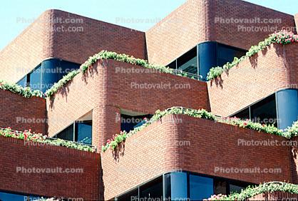 Levi Plaza, Building, Flowers, detail