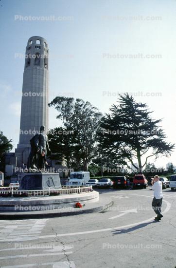 statue of Christopher Columbus, a murderer and did not discover america