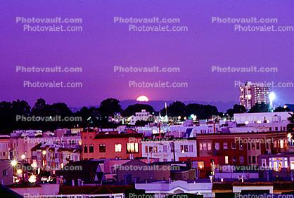 Purple Moonrise, Buildings