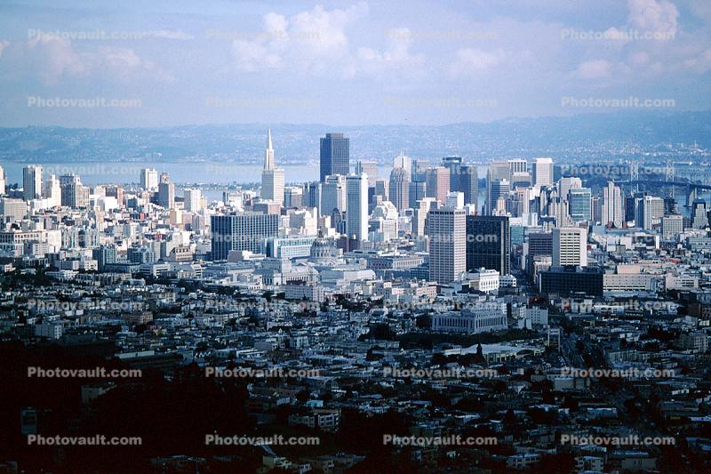 downtown, Downtown-SF, from Twin Peaks