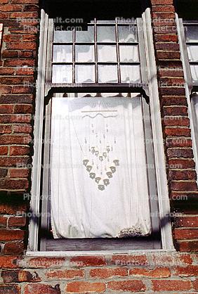 Window, Curtains, Pane
