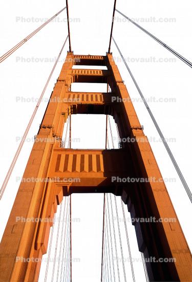 Golden Gate Bridge, photo-object, object, cut-out, cutout