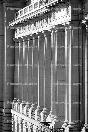 Columns, building, detail
