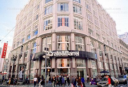 Crate & Barrel, Sanrio, Downtown-SF, downtown