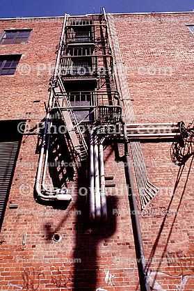 Pipes, Plumbing, red brick building