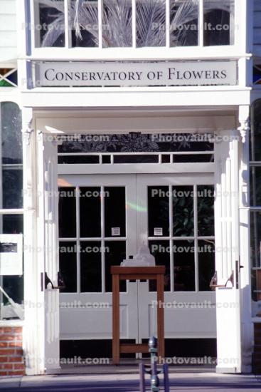 Door, Doorway, Entryway, Conservatory Of Flowers, building, detail