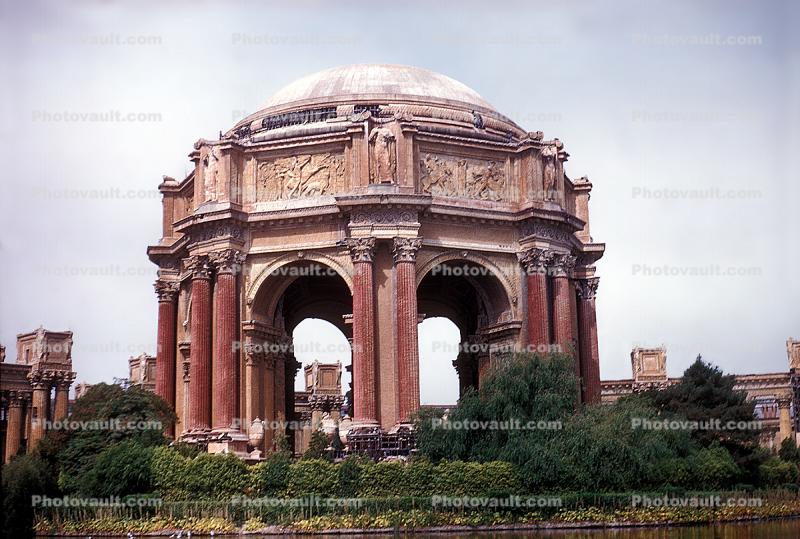 Palace of Fine Arts in disrepair, August 1960, 1960s