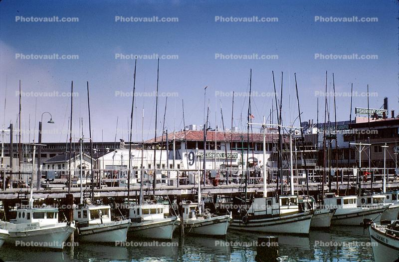 Docks, Boats, Harbor, August 1966, 1960s