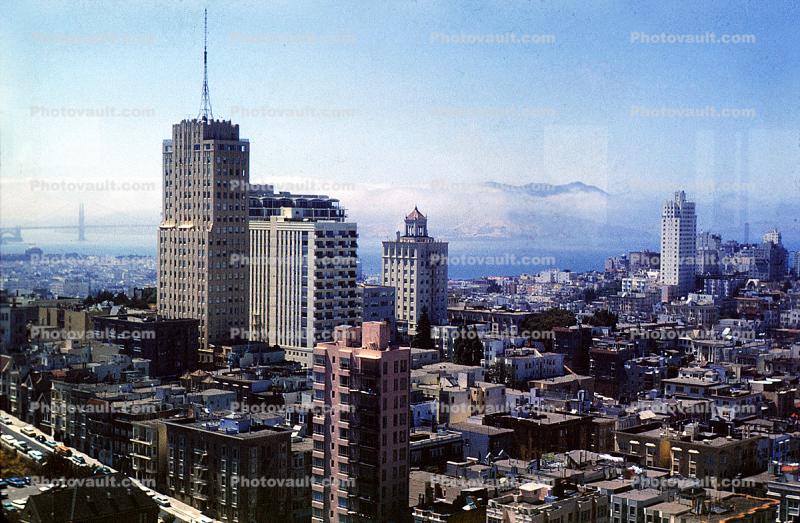 cityscape, skyline, buildings, highrise, high rise, Skyscraper, 1961, 1960s