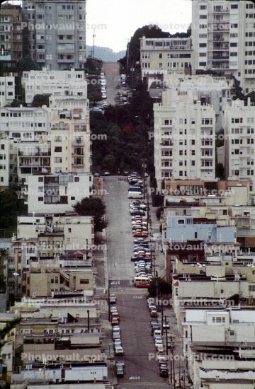 Greenwich Street, buildings, parked cars, 1988, 1980s