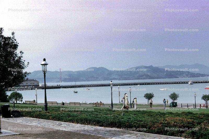 Aquatic Park, Marin County, 1974, 1970s