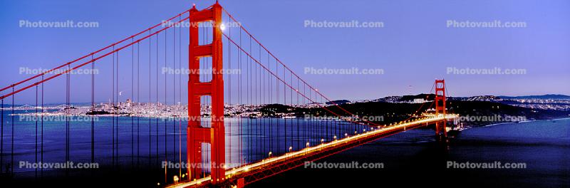 moonglow, Golden Gate Bridge, Panorama