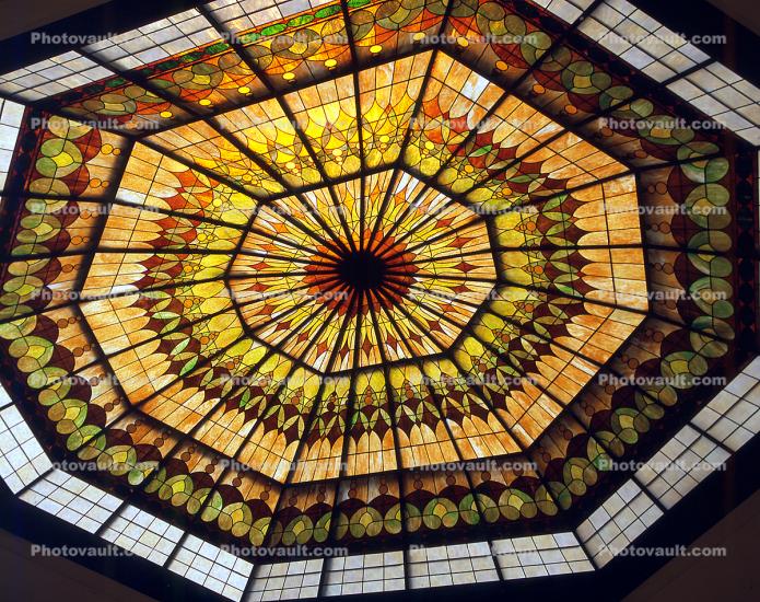 The Huntington Hotel, Stained Glass Cieling