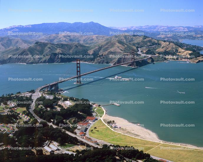Golden Gate Bridge, Marin County Headlands