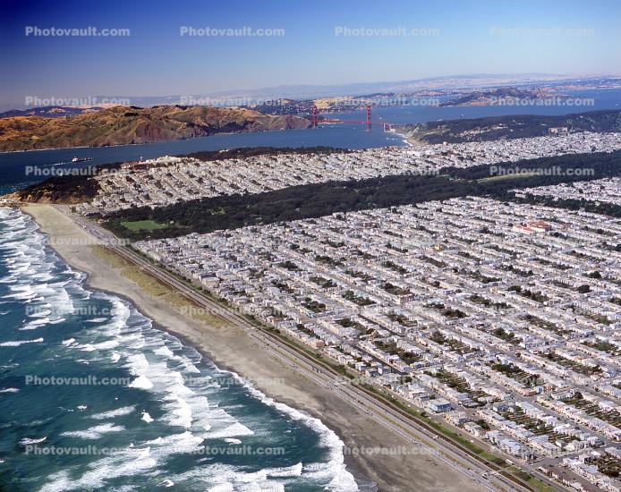 Ocean Beach, Great Highway, Golden Gate Park, sand, waves, Ocean-Beach