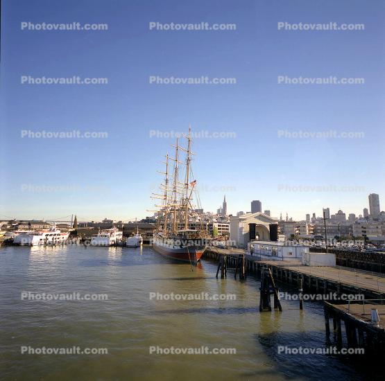 Hyde Street Pier, dock, harbor, Balclutha