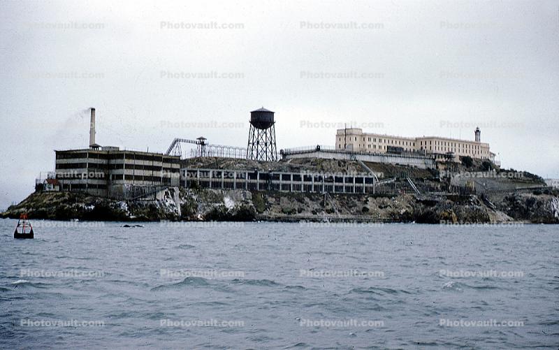Alcatraz Island, August 1954, 1950s