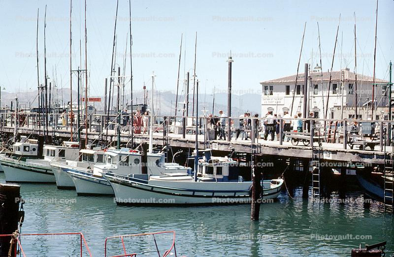 Docks, Fishing Boats, June 1966, 1960s
