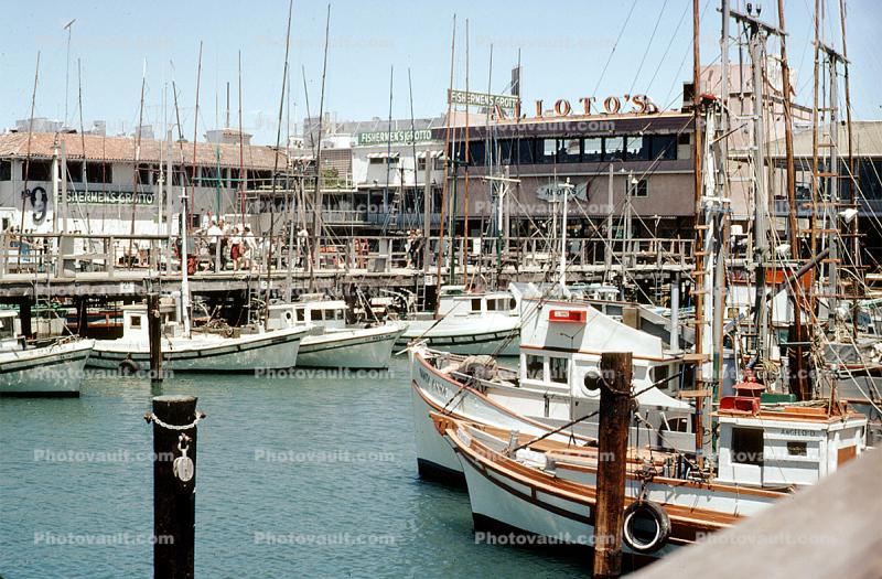 Docks, Fishing Boats, June 1966, 1960s
